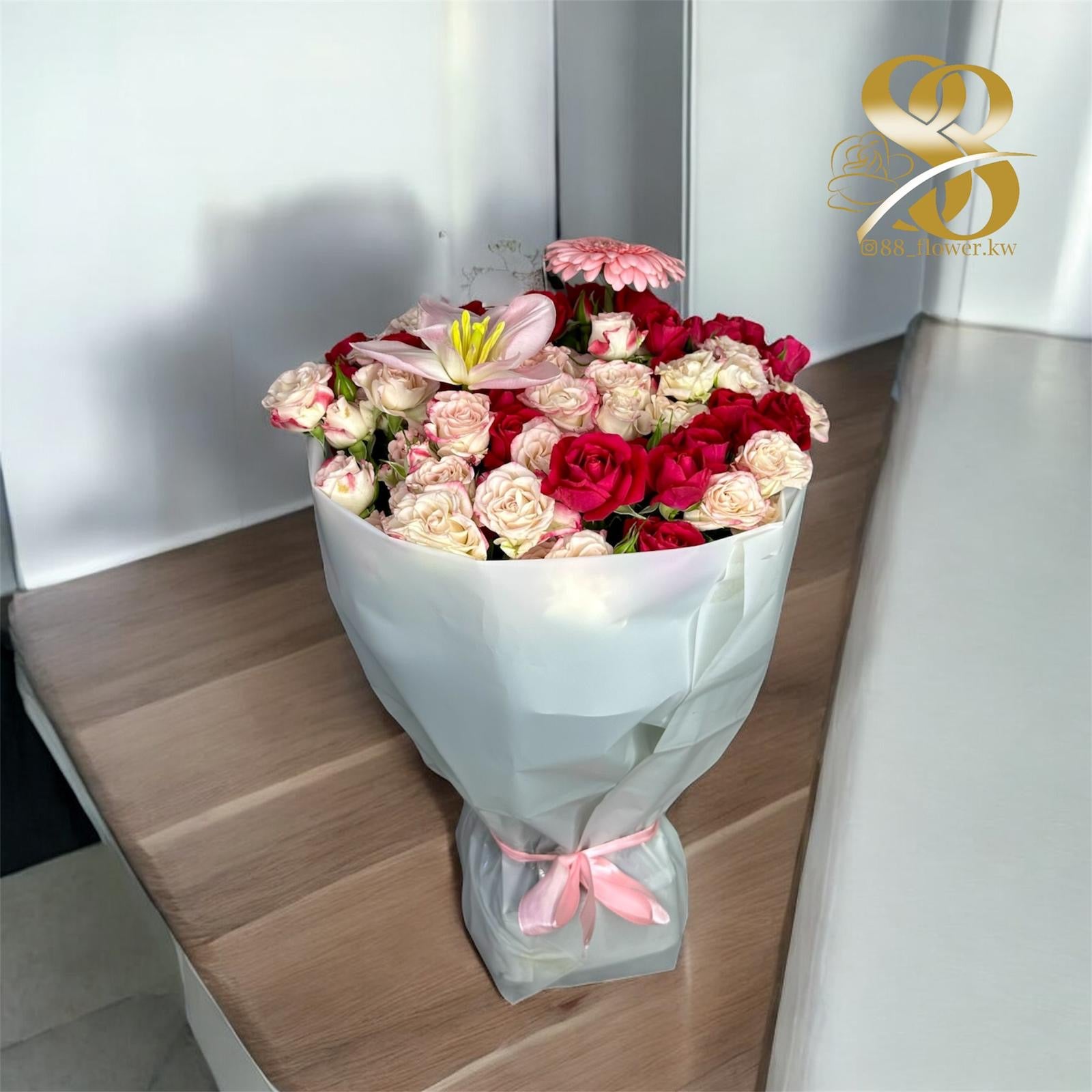 بوكيه بيبي روز ٢٠ غصن